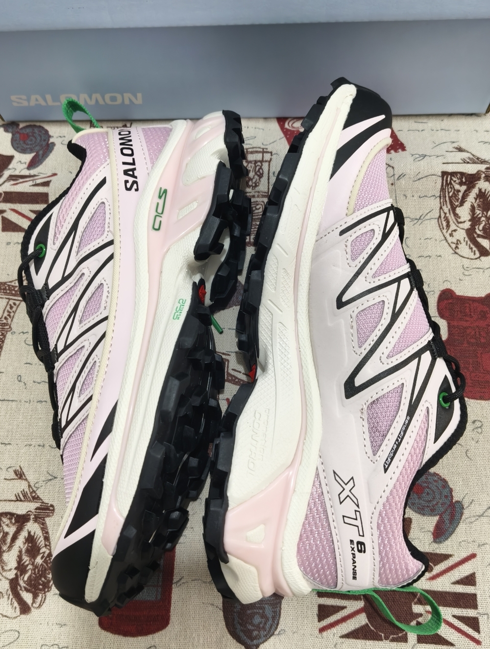 Salomon XT-6 Expanse Sandy Liang Pink Trail Sneakers Women’s  EU 37 - Picture 4 of 7